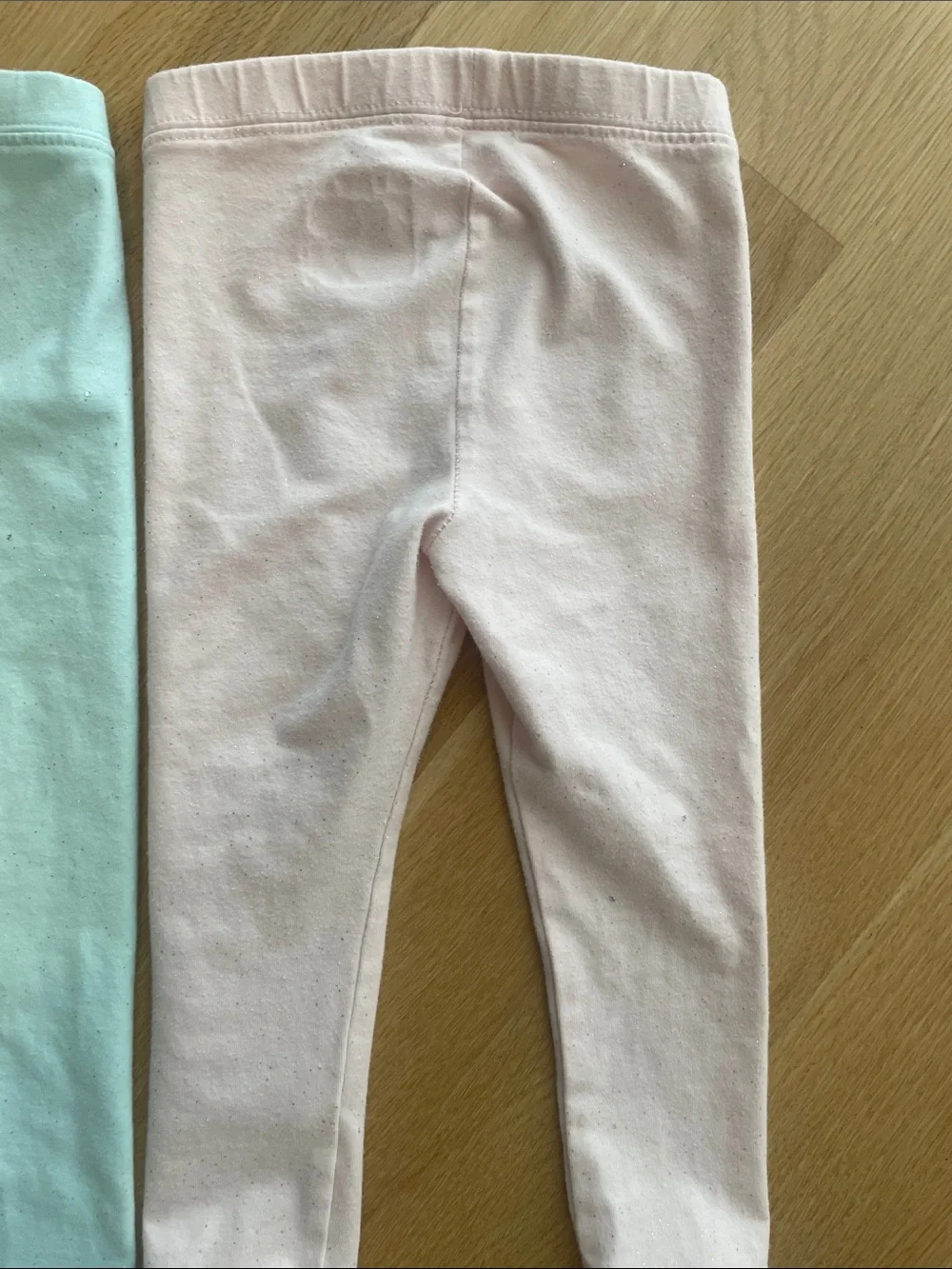 Cat & Jack Mint and Light Pink Kids Leggings